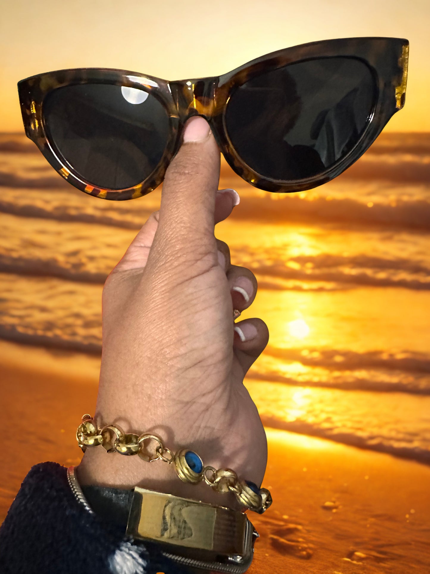 Gafas de Sol Estilo Carey – Cat Eye Retro